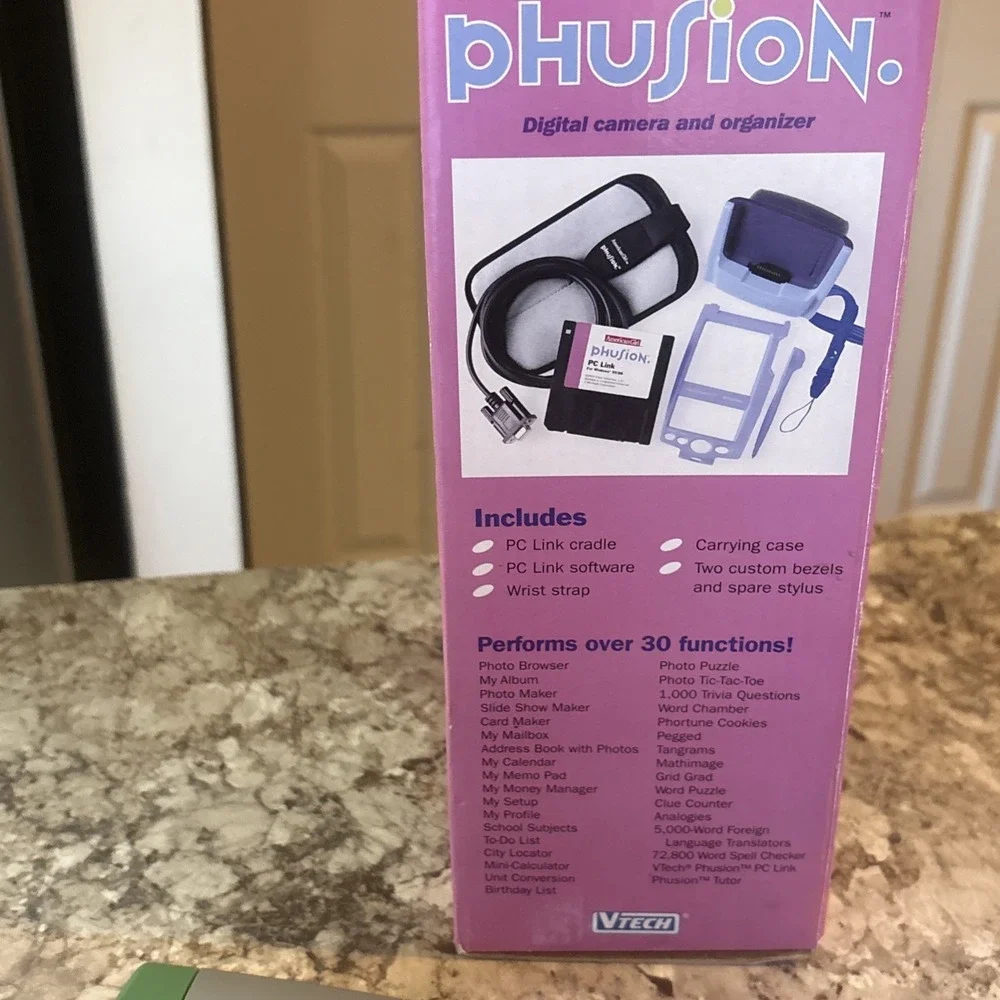 Vintage VTECH American Girl Phusion Handheld PDA Organizer Camera Tested Rare